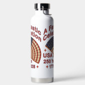 Bouteille D'eau USA 250 Years Patriotic Fan Design - 1776-2026 (Droite)