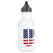Bouteille D'eau USA Patriotic Personnalisé 18oz. (Gauche)