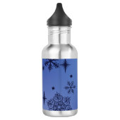 Bouteille D'eau Vacances Bleu Neige Flacons (Gauche)