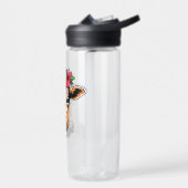 Bouteille D'eau Vache à fleurs (Gauche)