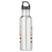 Bouteille D'eau Vache des Highlands de l'automne (Dos)