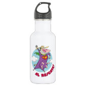Bouteille D'eau Vache et poulet Super Vache Al Rescate! (Devant)
