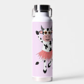 Bouteille D'eau Vaches dansantes mignonnes et amusantes (Avant)