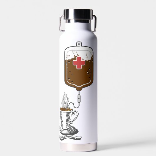 Bouteille D'eau Vacuum en cuivre à durée de vie Java isolé (Avant)