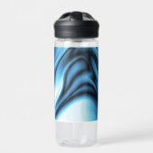 Bouteille D'eau Vague de soie bleue (Extérieur)
