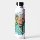 Bouteille D'eau Vague marémotrice Aquaman & Black Manta (Gauche)