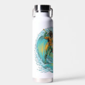 Bouteille D'eau Vague marémotrice Aquaman & Black Manta (Avant)