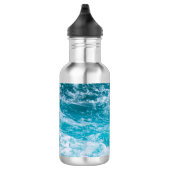 Bouteille D'eau Vagues de l'océan bleu  (Droite)