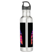 Bouteille D'eau Vagues de plage de Floride (Dos)