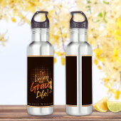 Bouteille D'eau Vainqueur moderne Tan Femme Grace Life Nom Brown