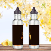 Bouteille D'eau Vainqueur moderne Tan Femme Grace Life Nom Brown