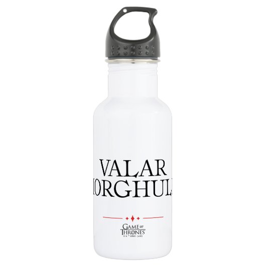 Bouteille D'eau Valar Morghulis (Devant)