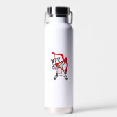 Bouteille D'eau Valentines Jour Dabbing Vache Cupid Bow (Avant)