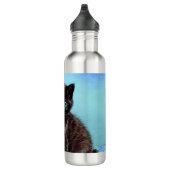 Bouteille D'eau Van Gogh Black Kitten avec fils (Droite)