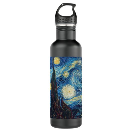 Bouteille D'eau Van Gogh Starry Classic Nuit Impressionnisme Art (Devant)