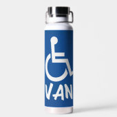 Bouteille D'eau Van Handicapé (Arrière)