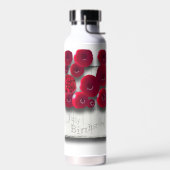 Bouteille D'eau variations_objet_4 sur le rubis (Gauche)