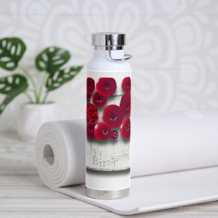 Bouteille D'eau variations_objet_4 sur le rubis
