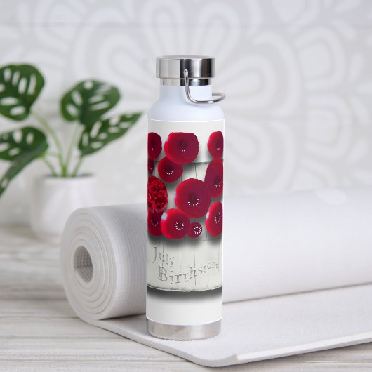 Bouteille D'eau variations_objet_4 sur le rubis (Yoga)