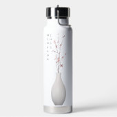 Bouteille D'eau Vase chinois mignon en fleur de cerisier personnal (Gym)