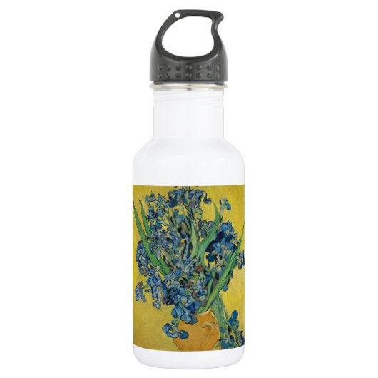 Bouteille D'eau Vase Van Gogh avec Iris Classic Impressionnisme (Devant)
