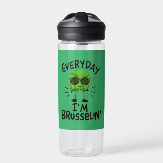 Bouteille D'eau Vegan Brussels Sprouts (Extérieur)