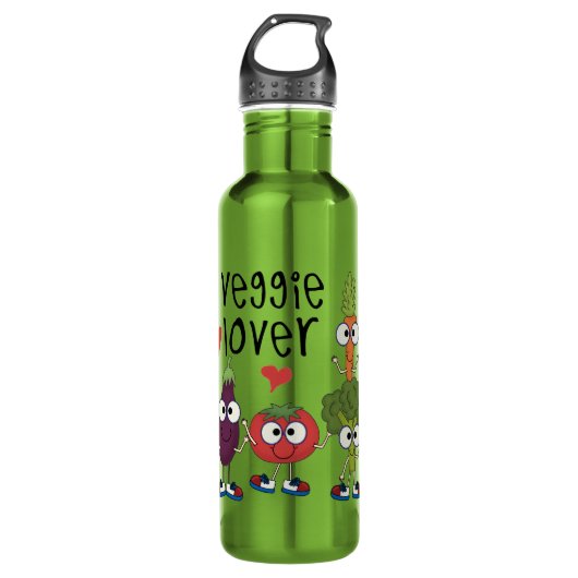 Bouteille D'eau Veggie Lover (Devant)