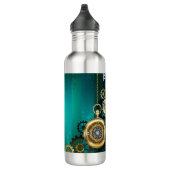 Bouteille D'eau Veille bijoux Steampunk sur un Arrière - plan vert (Droite)