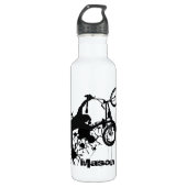 Bouteille D'eau Vélo Grunge BMX (Devant)