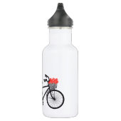 Bouteille D'eau vélo tandem avec de mignons inséparables (Droite)