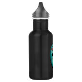 Bouteille D'eau Vendredi 13 | Graphique de masque de hockey bleu (Gauche)