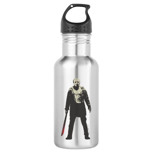 Bouteille D'eau Vendredi 13 | Jason Voorhees Caractère Art (Devant)