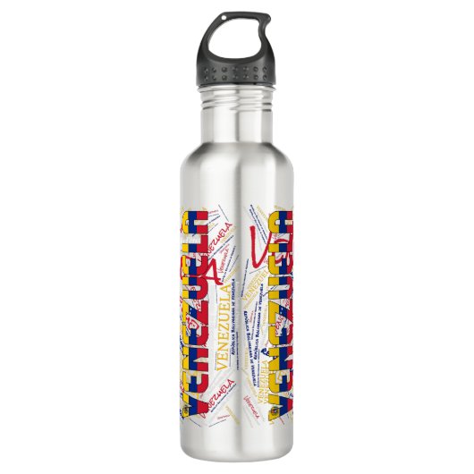 Bouteille D'eau Venezuela Drapeau patriotique (Devant)