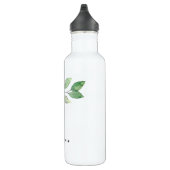 Bouteille D'eau Verdure aquarelle personnalisée (Droite)