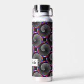 Bouteille D'eau Vérificateur numérique Yin Yang par Kenneth Yoncic (Arrière)