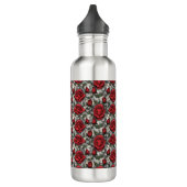 Bouteille D'eau Verre tendu Rouge Rose citron thermique (Gauche)
