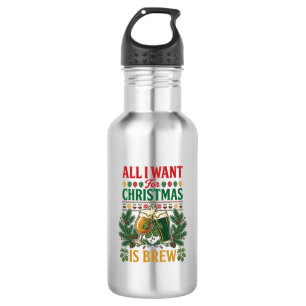 Bouteille D'eau Verres à bière de brassage de Noël All Want Pine H