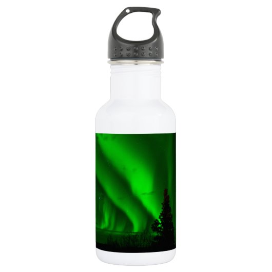Bouteille D'eau vert aurora-boréal (Devant)