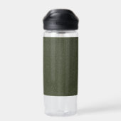 Bouteille d'eau verte en mousse - personnalisable (Arrière)