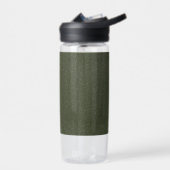Bouteille d'eau verte en mousse - personnalisable (Gauche)