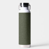Bouteille d'eau verte personnalisable (Avant)