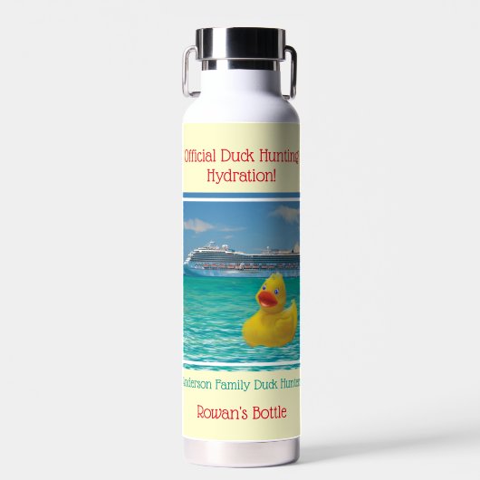 Bouteille D'eau Vêtements de canards de croisière (Avant)