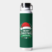 Bouteille D'eau Vêtements de Noël (Arrière)