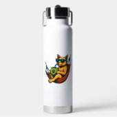 Bouteille D'eau Vibes de chiot tropical (Salle de sport)