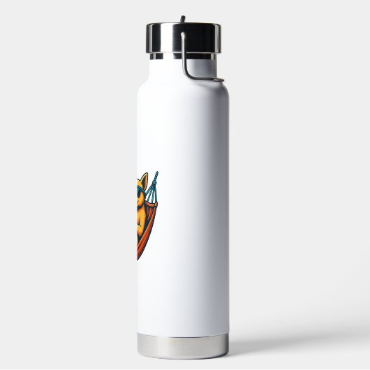 Bouteille D'eau Vibes de chiot tropical (Gym)