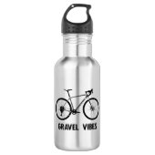Bouteille D'eau Vibes de gravier Cyclisme (Devant)