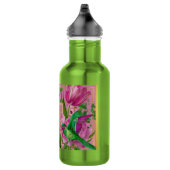 Bouteille D'eau Vibrant Botanique Monogrammé Hummingbird (Droite)