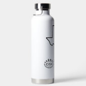 Bouteille D'eau Vide Cuivre CISVATX Isolé (Droite)