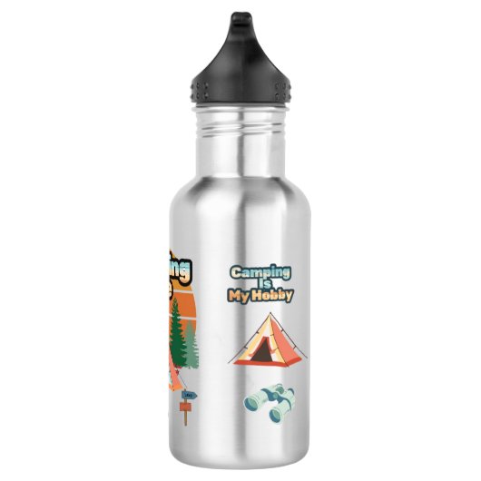 Bouteille d'eau Vie de camping (Droite)