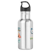 Bouteille d'eau Vie de camping (Dos)